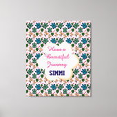 Toile Custom turtle pattern  (Recto)