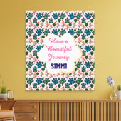 Toile Custom turtle pattern  (Insitu(Salon))