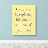 Toile Customisez-Le ! Ajouter votre art ou votre photo (Insitu (Plancher de Bois))