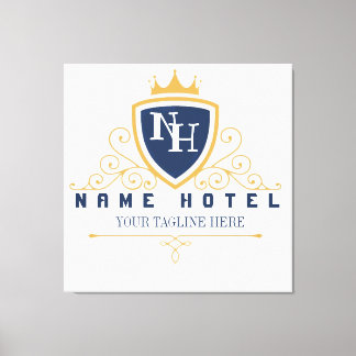 Toile Customize Luxury hotel business company LOGO
