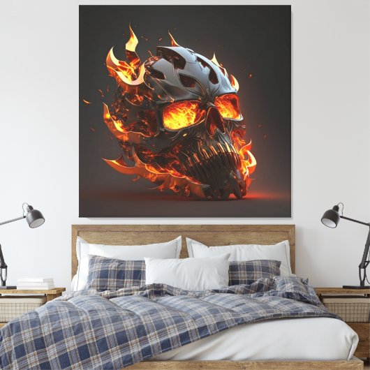 Toile Customized 3D logo, canvas printing (Insitu(Chambre))