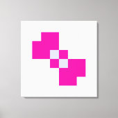 Toile Cute 8 bits Pixel Bow (Recto)
