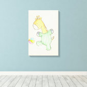 Toile Cute Giraffe (Insitu (Plancher de Bois))