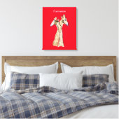 Toile Cute Giraffe Couple Thunder_Cove (Insitu(Chambre))