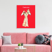 Toile Cute Giraffe Couple Thunder_Cove (Insitu(Salon))