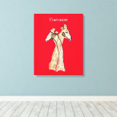 Toile Cute Giraffe Couple Thunder_Cove (Insitu (Plancher de Bois))