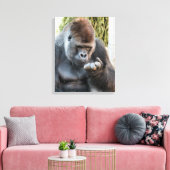 TOILE CUTE GORILLA (Insitu(Salon))