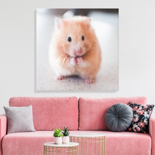 Toile Cute Hamster Aimer Animaux (Insitu(Salon))