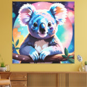 Toile Cute illustration of a koala (Insitu(Salon))