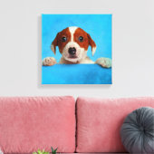 Toile Cute Jack Russell Terrier Puppy (Insitu(Salon))