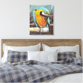 TOILE CUTE MACAW (Insitu(Chambre))