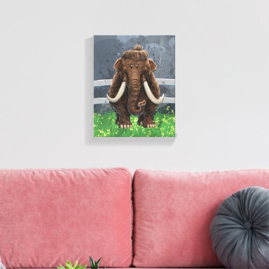 Toile Cute Mastodon (Insitu(Salon))