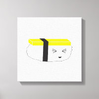 Cute oeuf Sushi Illustration Kawaii style