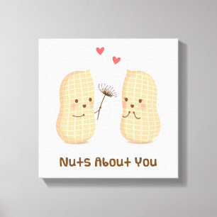 Toile Cute Peanuts Nuts Sur Vous Pun Amour Humour