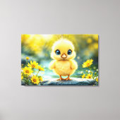 Toile Cute poussette moelleuse avec de grands yeux debou (Recto)