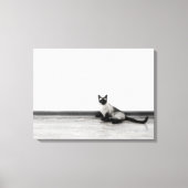 Toile CUTE Siamese Portrait de chat (Recto)