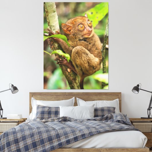 Toile Cute Tarsier Singe Faune (Insitu(Chambre))