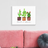 Toile Cute Watercolor Cactus (Insitu(Salon))