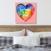 Toile Cute Watercolor Rainbow (Insitu(Chambre))