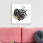 Toile Cutest Baby Animals | French Bulldog Look Up (Insitu(Salon))