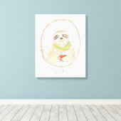 Toile Cutie caféinée | Emplacement (Insitu (Plancher de Bois))