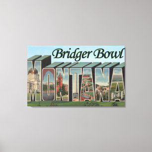 Toile Cuvette de Bridger, Montana - grandes scènes de