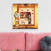 Toile CUVETTE de médecine de MONOGRAMME de HYGEIA, (Insitu(Salon))