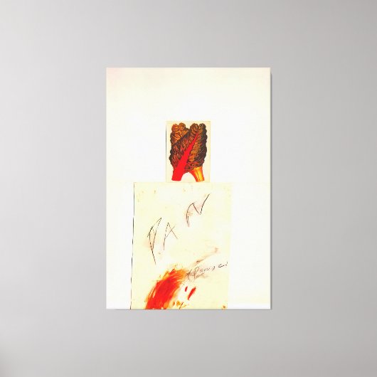 Toile Cy Twombly art painting (Recto)