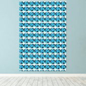 Toile Cyan (Insitu (Plancher de Bois))