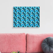Toile Cyan (Insitu(Salon))
