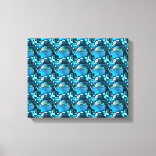 Toile Cyan (Recto)