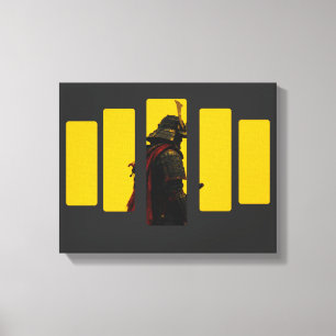 Toile Cyber Samouraï Guerrier Japonais Art Bushido