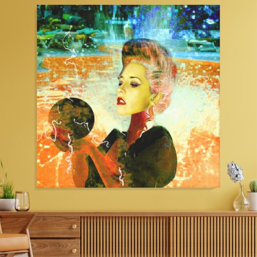 Toile Cyborg électrique (Insitu(Salon))