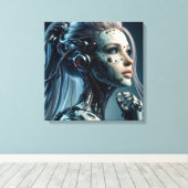 Toile Cyborg Femme Fatale (Insitu (Plancher de Bois))