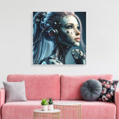 Toile Cyborg Femme Fatale (Insitu(Salon))