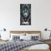 Toile Cyborg Oracle Néon (Insitu(Chambre))