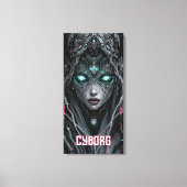 Toile Cyborg Oracle Néon (Recto)