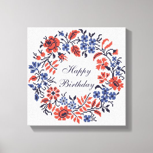 Toile Cycle des fleurs (Recto)