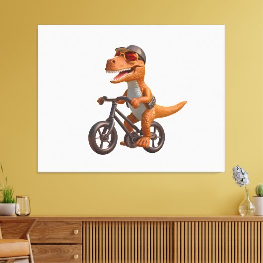 Toile Cycling DINOSAUR  T-REX (Insitu(Salon))