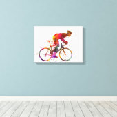 Toile cyclist road bicycle (Insitu (Plancher de Bois))