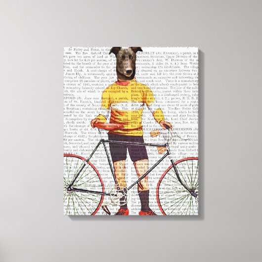Toile Cycliste Greyhound (Recto)
