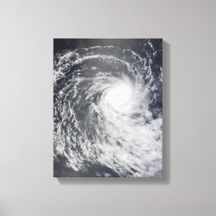 Toile Cyclone Anja au-dessus de l'Océan Indien du sud