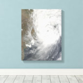 Toile Cyclone tropical Aila (Insitu (Plancher de Bois))