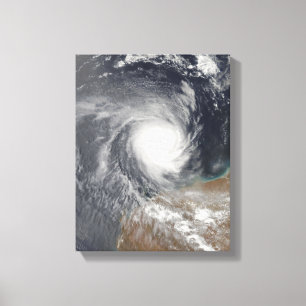 Toile Cyclone tropical Billy outre de l'Australie