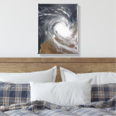 Toile Cyclone tropical Billy sur l'Australie 2 (Insitu(Chambre))