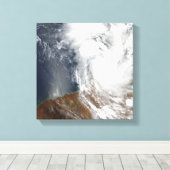 Toile Cyclone tropical Laurence (Insitu (Plancher de Bois))