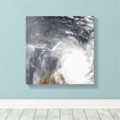Toile Cyclone tropical Laurence sur l'ouest de l'Austral (Insitu (Plancher de Bois))
