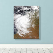 Toile Cyclone tropical Magda débarque en Australie (Insitu (Plancher de Bois))