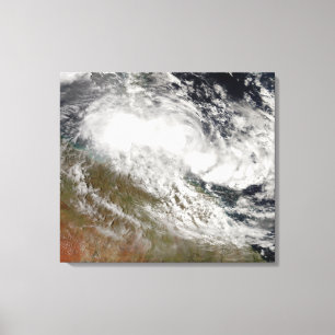 Toile Cyclone tropical Olga au-dessus de l'Australie du