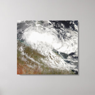 Toile Cyclone tropical Olga au-dessus de l'Australie du